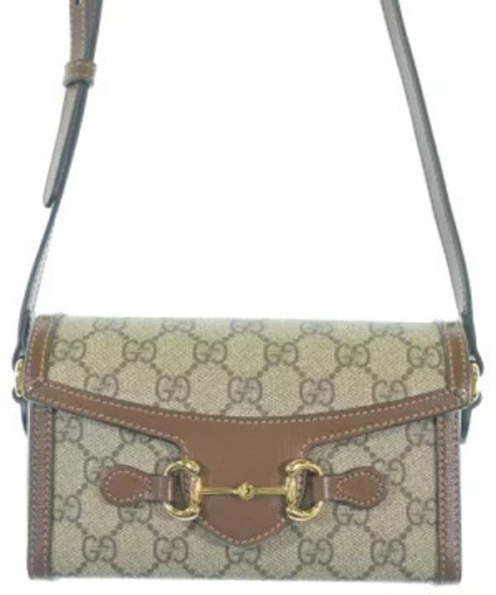 Gucci Horsebit 1955 bag beige brown GG Supreme horsebit